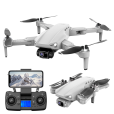 Квадрокоптер с камерой 4K LYZRC L900 Pro SE Grey 30мин Дрон для начинающих взрослых обучение WiFi GPS FPV 1200м Подарок USB LED фонарик 